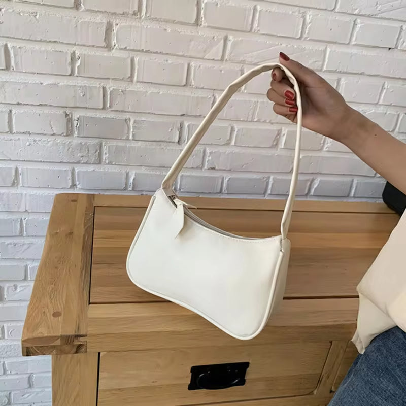 Soft Underarm Top-Handle Bag