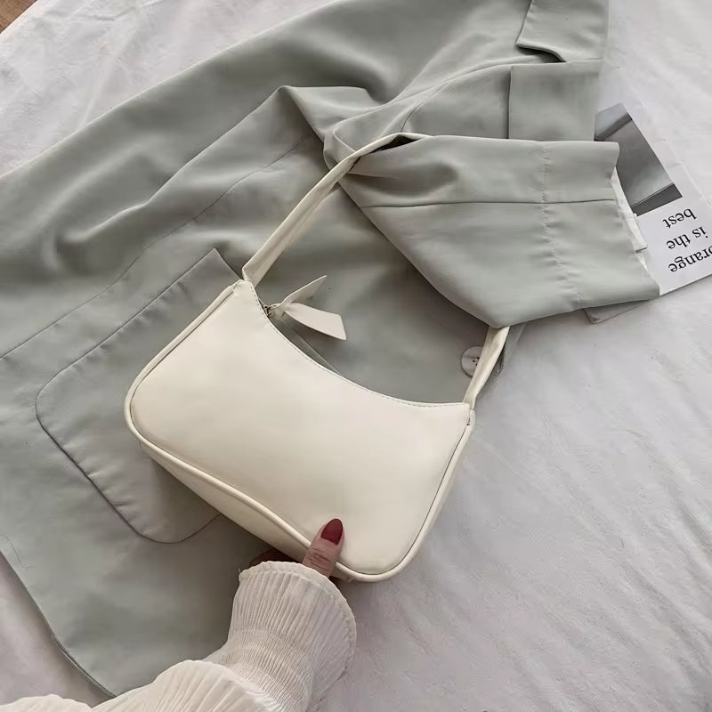 Soft Underarm Top-Handle Bag