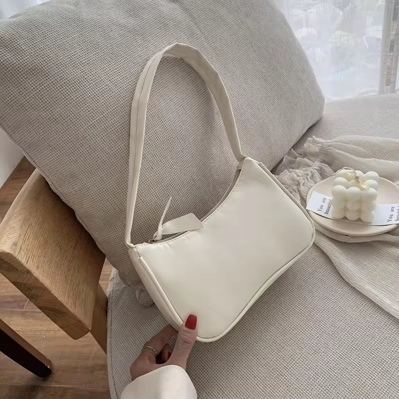 Soft Underarm Top-Handle Bag