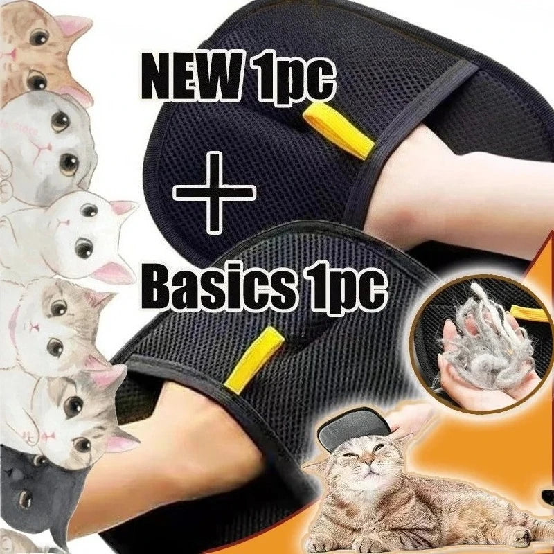 Double-Sided Pet Hair Removal Glove – 2 Pack