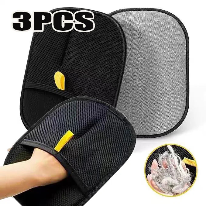 Double-Sided Pet Hair Removal Glove – 2 Pack