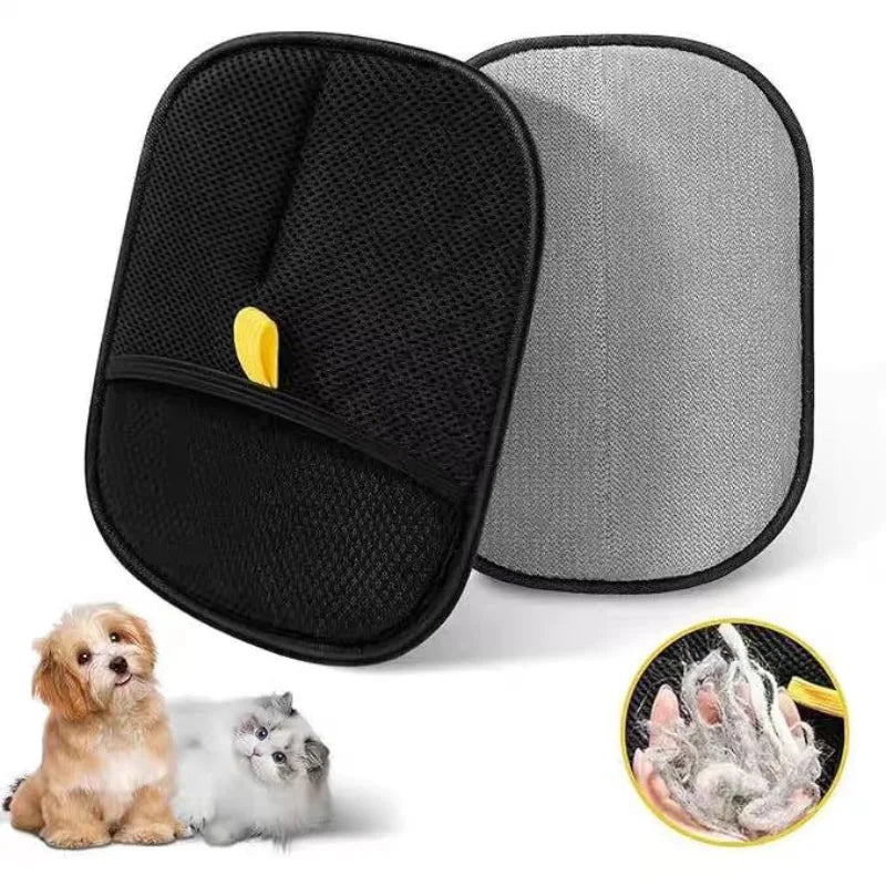 Double-Sided Pet Hair Removal Glove – 2 Pack