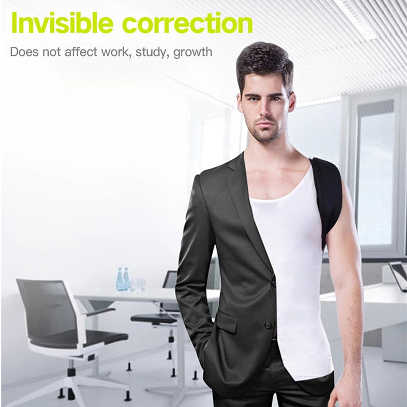 Adjustable Posture Corrector for Shoulders & Upper Back