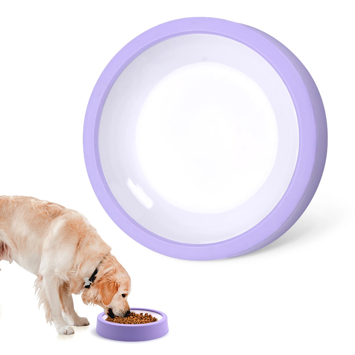 Slow Feeder Dog Bowl – Non-Slip Anti-Gulp Bowl