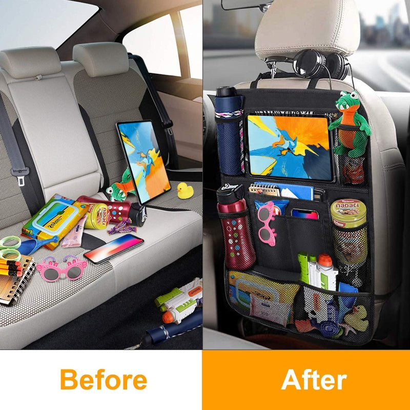 Car Back-Seat Organiser with Tablet Holder