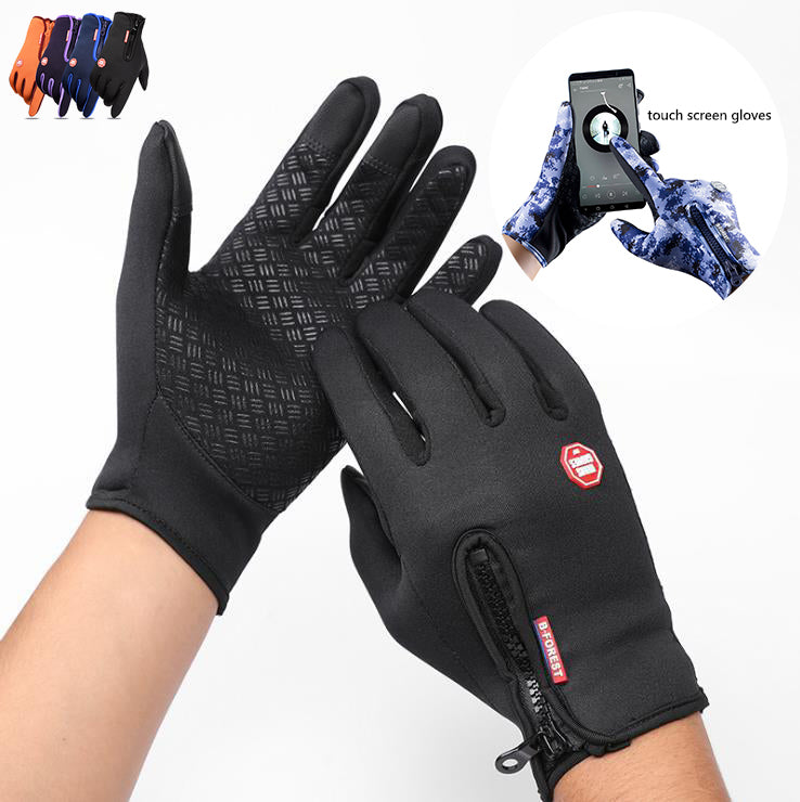 Touchscreen Fleece-Lined Winter Gloves